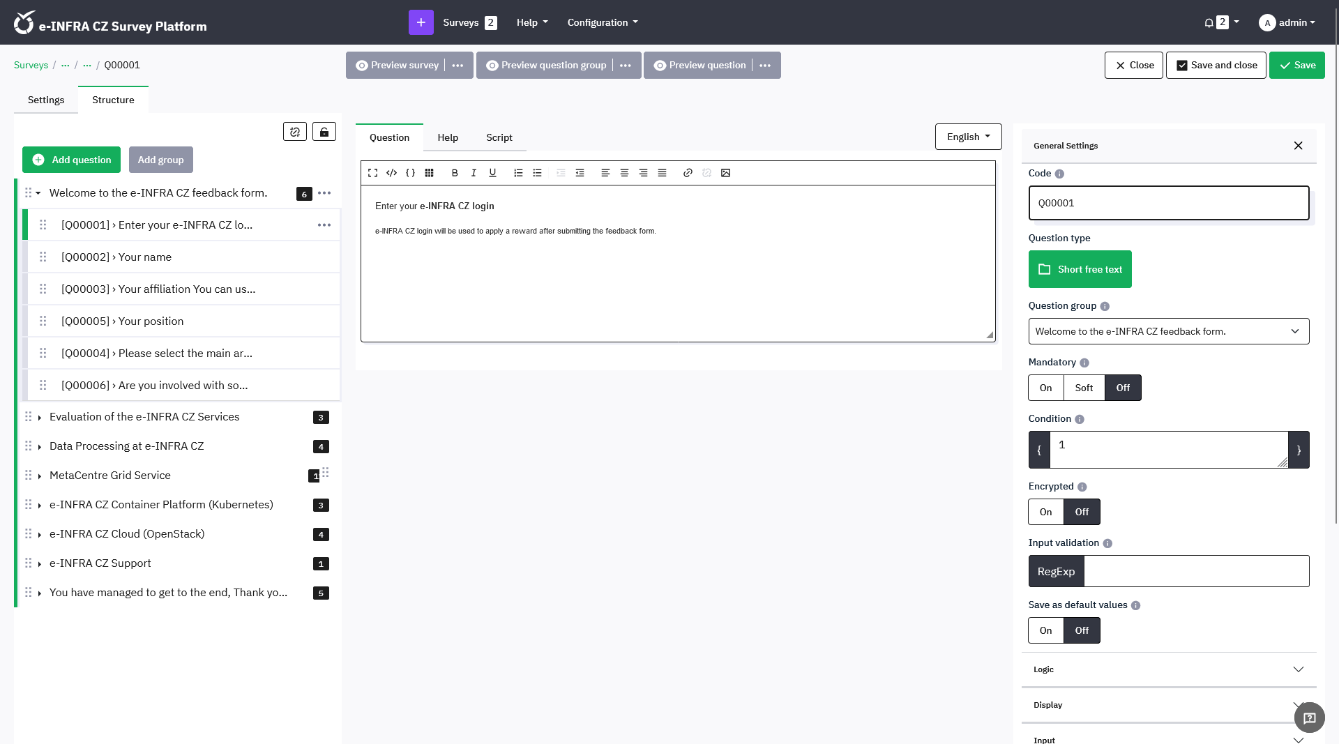 LimeSurvey Survey Software